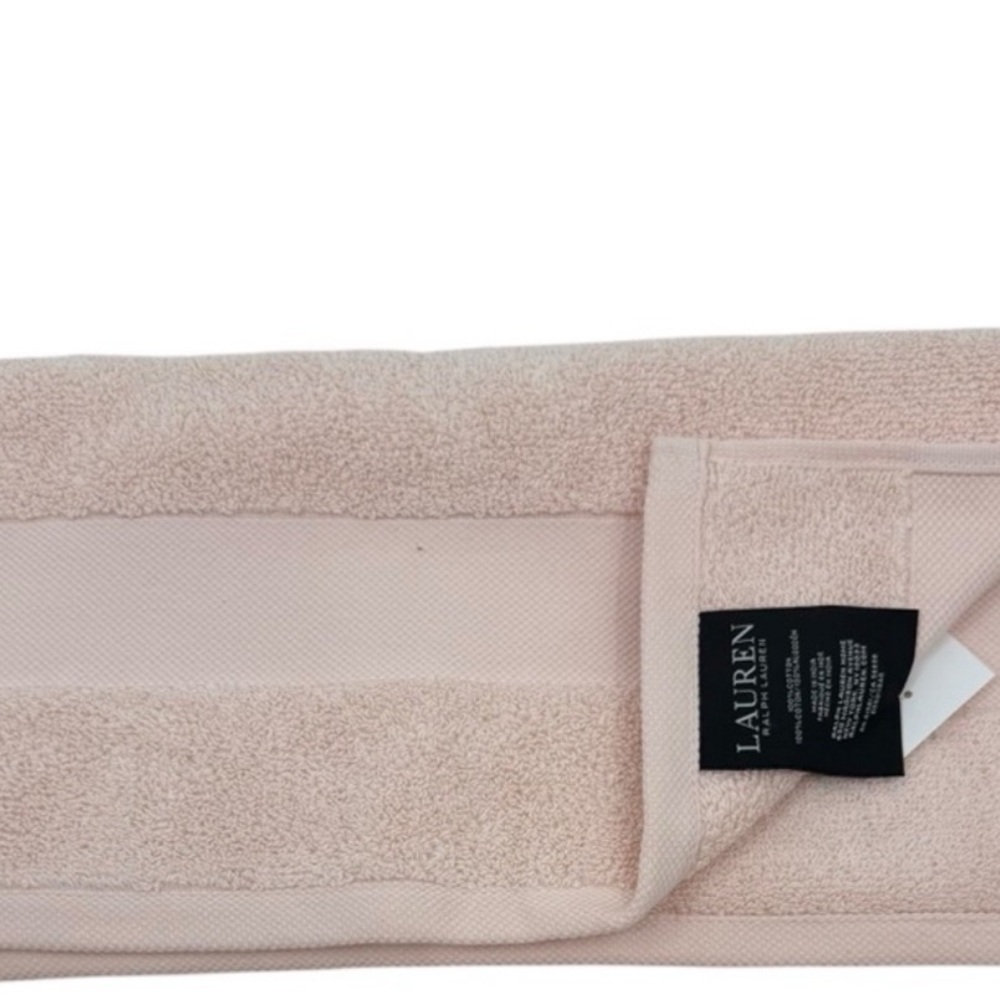 Lauren Ralph Lauren Wescott light pink Hand Towel cotton NWT